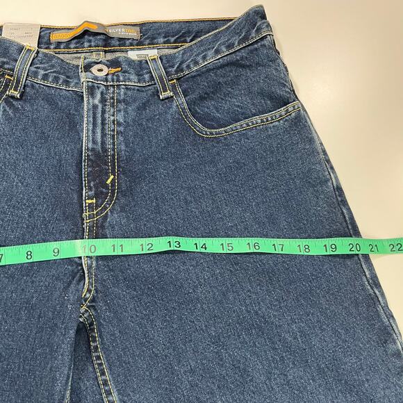 Levi’s Vintage Silvertab Baggy Jeans Husky tag Sz 31x27 actual 31x26 Blue Y2K 02 - Picture 15 of 16